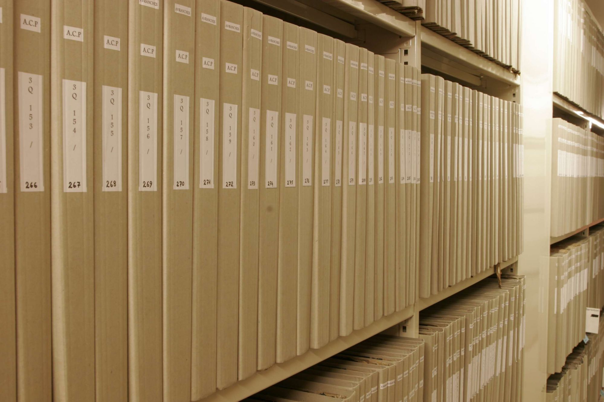 Répertoires de l'enregistrement